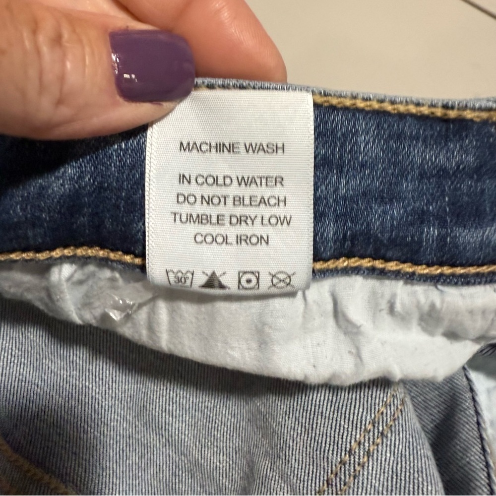 Judy Blue Straight Fit Jeans Size 15 / 32 Medium Wash JB82501LT - Picture 5 of 5